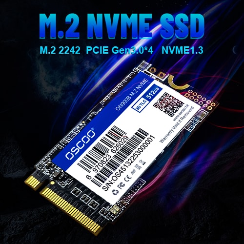 NVMe PCIe Gen3 SSD M.2 2242 Solid State Drive