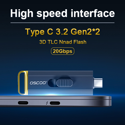 D8 SSD USB3.2 Gen2 Flash Drive