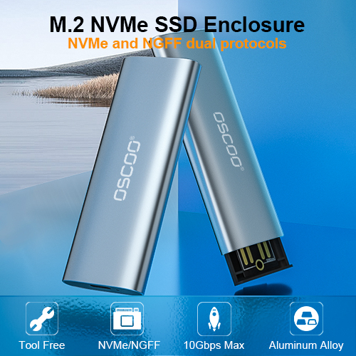 M.2 NGFF NVMe SSD Enclosure