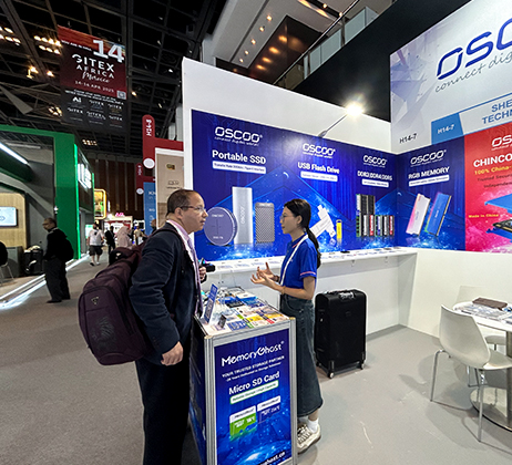 OSCOO Unveils New Enterprise SSDs and Magnetic Fan Portable Hard Drive at 2024 UAE Dubai (Gitex)